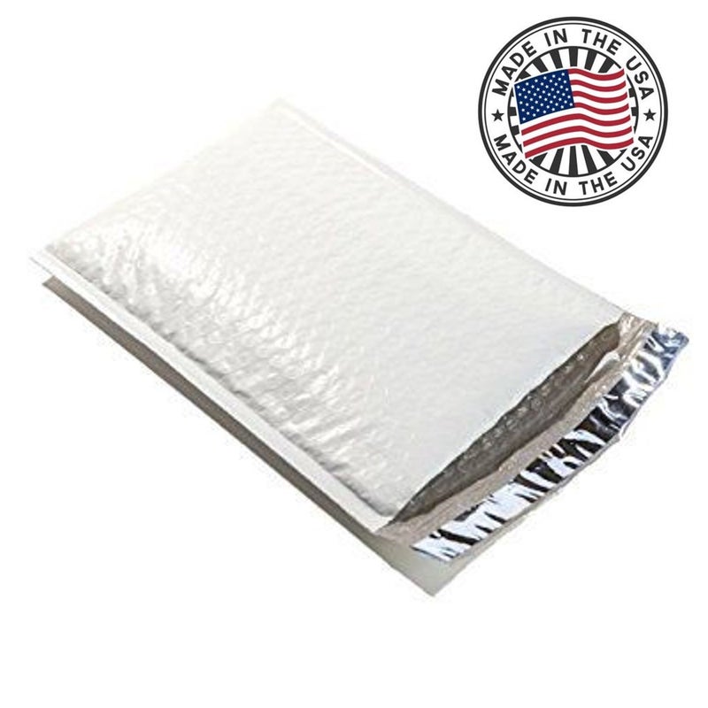 SALES4LESS #2 Poly Bubble Mailers 8.5x12 Inches Shipping Padded Envelopes Self Seal Waterproof Cushioned Mailer 10 Pack, PBMVR_8.5X12-10,White - Image 2